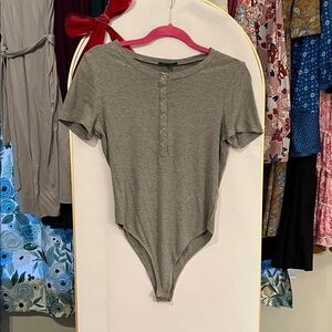 Mittoshop gray t-shirt body suit